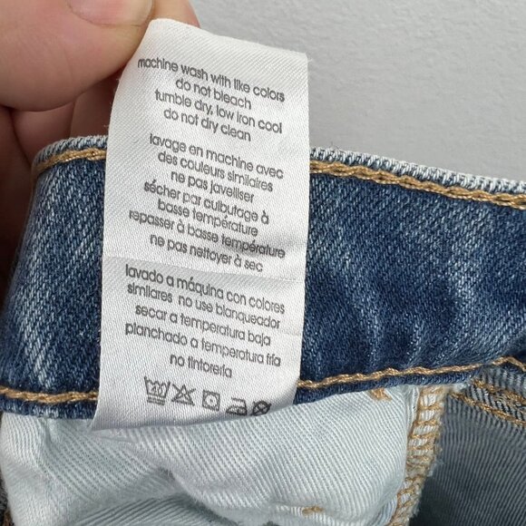 WEWOREWHAT The Danielle High Rise Straight in Spring St Hole Wash, Size 27, NWT! - Picture 9 of 13